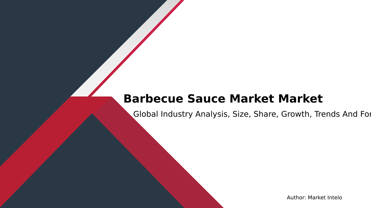 Barbecue Sauce Market Research Report 2033